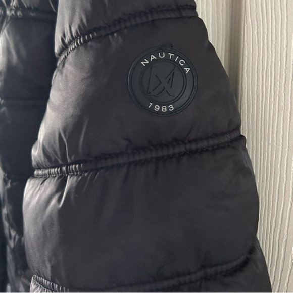 Nautica Sz Medium Black Women’s Coat, No Hood - Picture 6 of 15